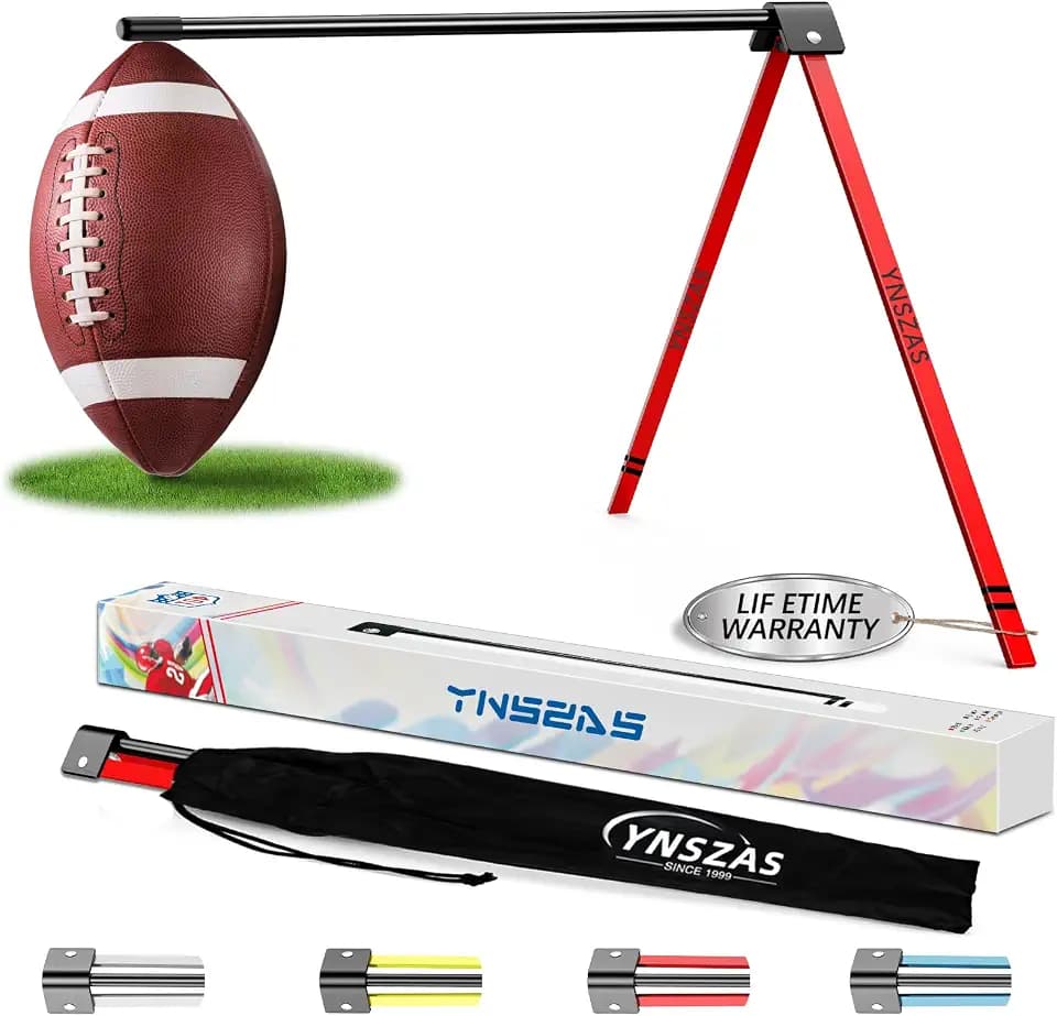 𝙉𝙀𝙒 Football Kicking Tee, Portable Field Goal Kicking Holder Stand, Kickoff Tee Compatible with All Football Sizes, Football Training Practice Equipment for Adult & Youth
