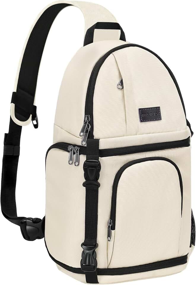 MOSISO Camera Sling Bag, Photography Shoulder Bag Compact Camera Backpack