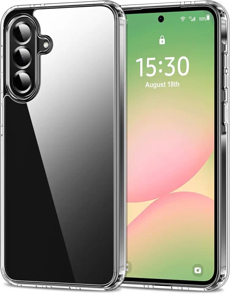 HOOMIL Hülle für Samsung Galaxy A56 5G, Anti-Vergilbung, Transparent