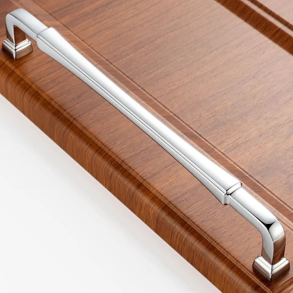 7-1/2 Inch Polished Chrome Cabinet Pulls and Handles 5 Pack 3175