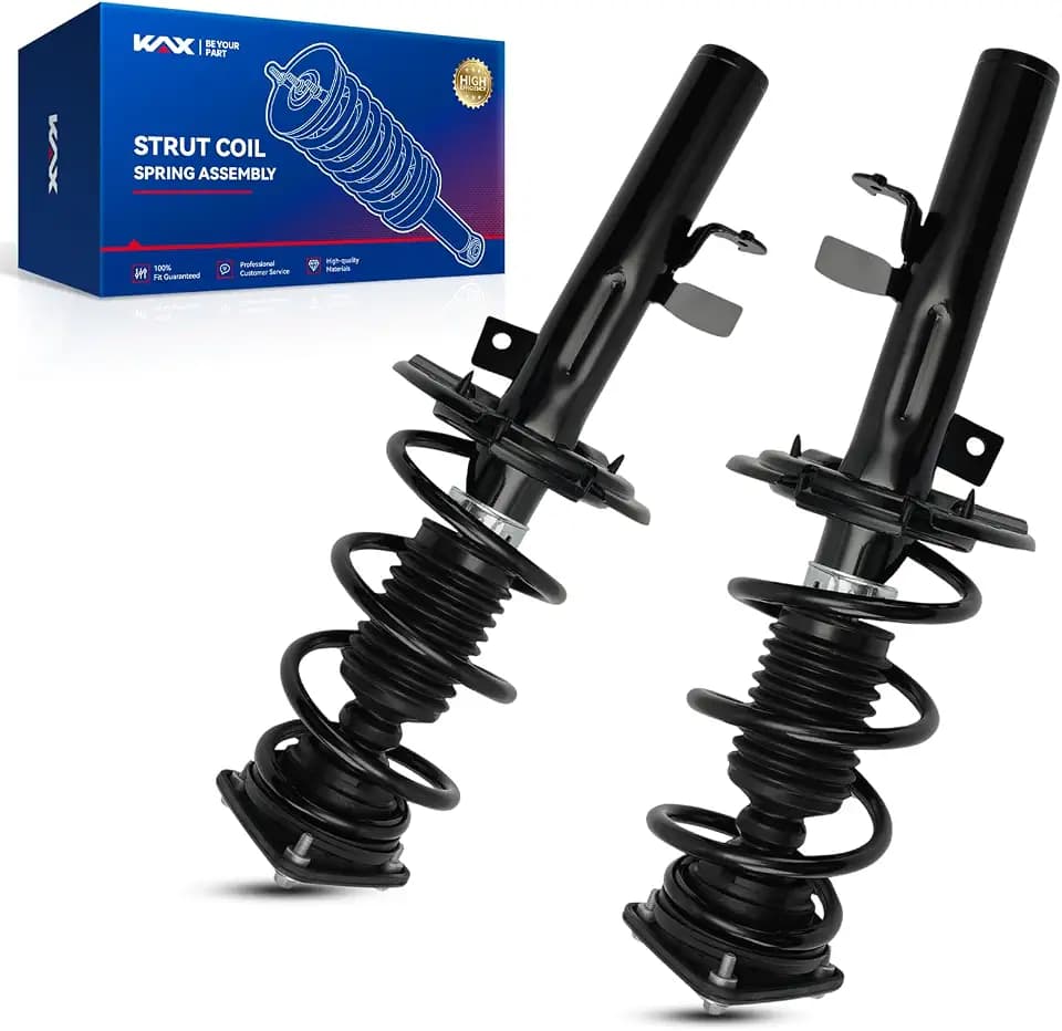 KAX Quick Front Struts for Ford 2013 2014 2015 2016 2017 2018 Focus Front Shocks Quick Struts Complete Assembly with Coil Spring Set of 2, Replace 172907 172908