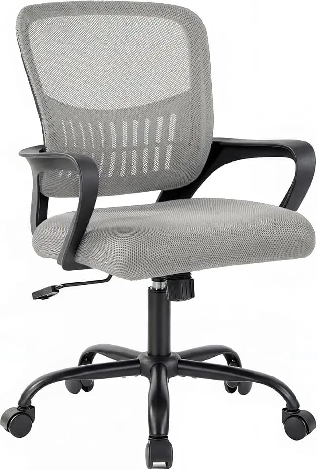 DUMOS Home Office Chair, Ergonomic Lumbar Support Desk Chair