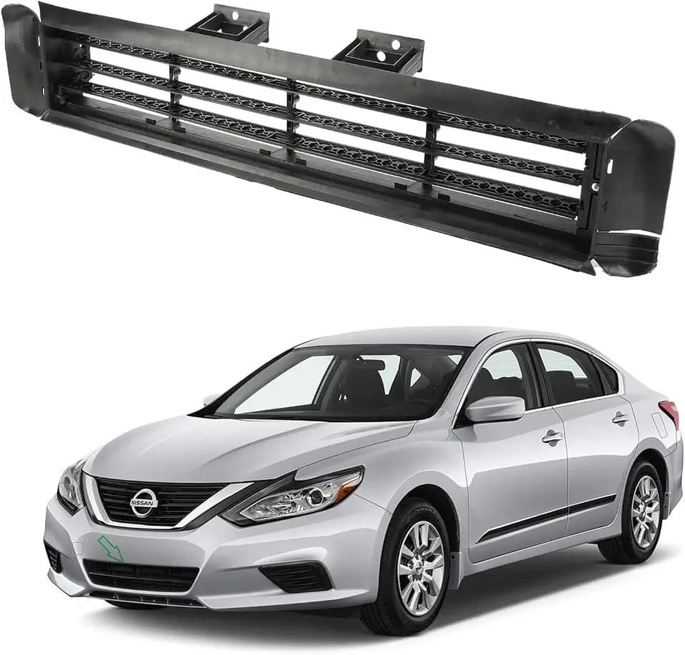 Front Lower Active Radiator Grille Shutter Assembly with Air Actuator Motor (4 Pin connector only) For Nissan Altima 2015-2018 For Nissan Murano 2015-2024 Replace# 623309HS0A 62330-9HS0A