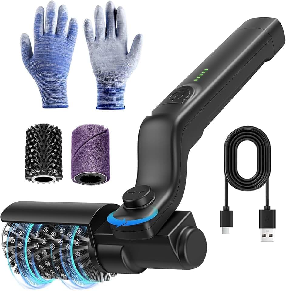 Electric Grill Cleaner,Electric Grill Brush for Outdoor Grill with 3 Speeds
