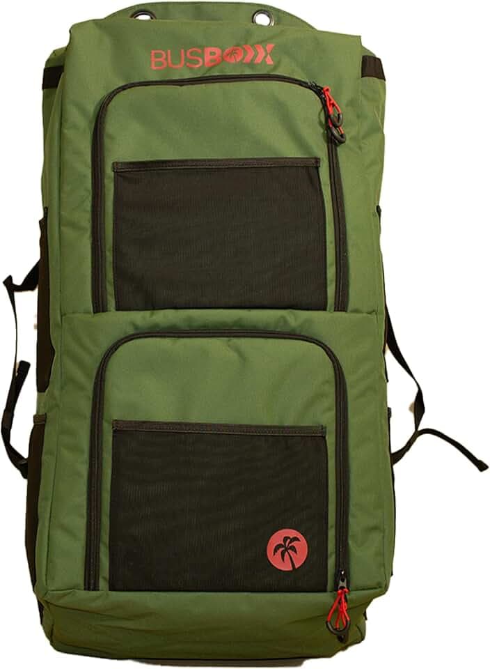 Bus-Boxx Organizer Tasche seatBOXX für Einzelsitz – Praktische Stauraumlösung für VW T5, T6, T6.1 in verschiedenen Farben – ideal für Camping und Freizeit (Grün)