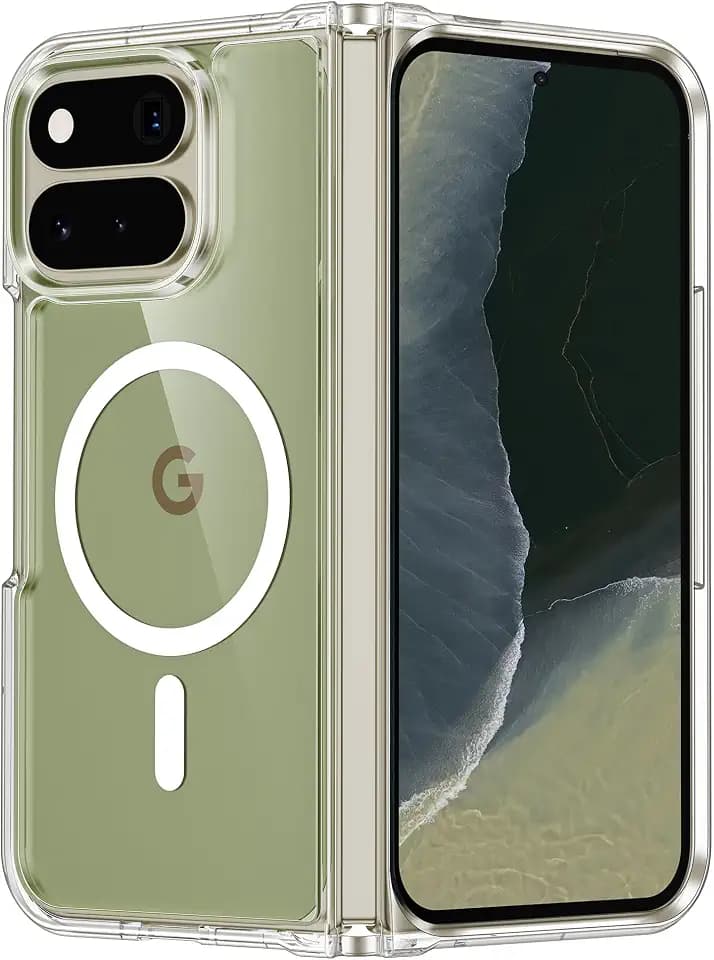 FNTCASE for Google Pixel 11 Pro Fold Case Clear Compatible with Magsafe