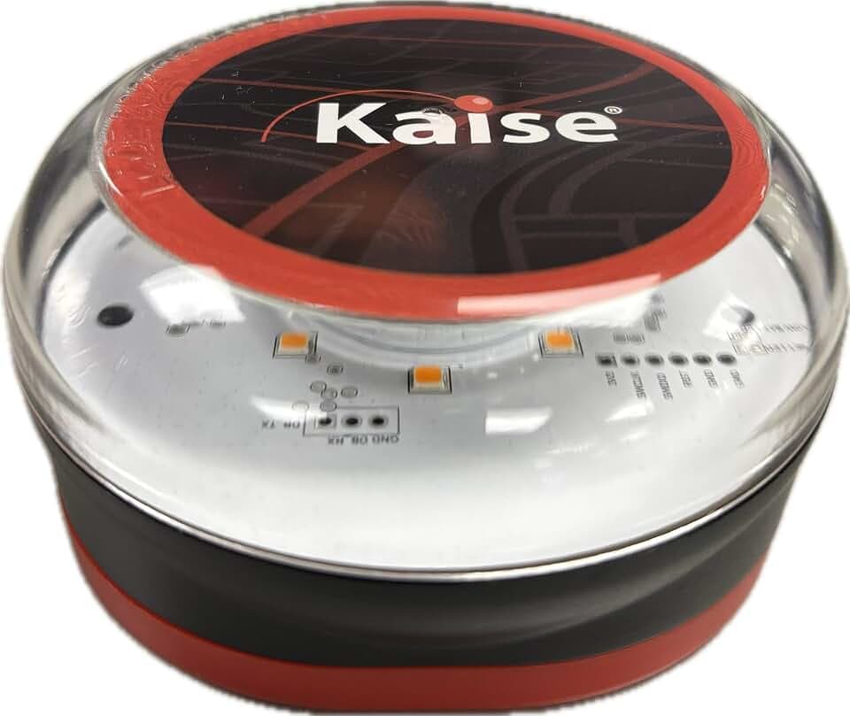 Kaise DGT-zugelassener V16-Leuchtturm, Notfeuer mit geolokalisierter Beschilderung, Sichtbarkeit 360° 1 Km Entfernung, magnetische Basis