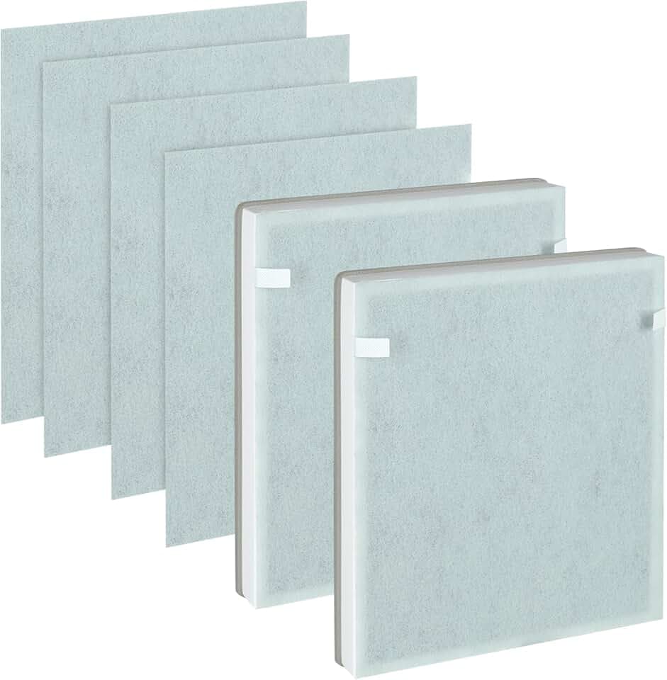 2er-Pack H7123101 Ersatzfilter kompatibel mit Govee Luftreiniger H7123, H13 True HEPA-Filtern