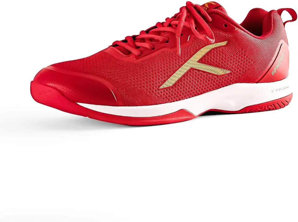 HUNDRED Infinity Pro Badmintonschuhe (abriebfest), auch perfekt für Squash, Tischtennis, Volleyball, Basketball und Indoor-Sportarten, leicht und langlebig, X-Cushion