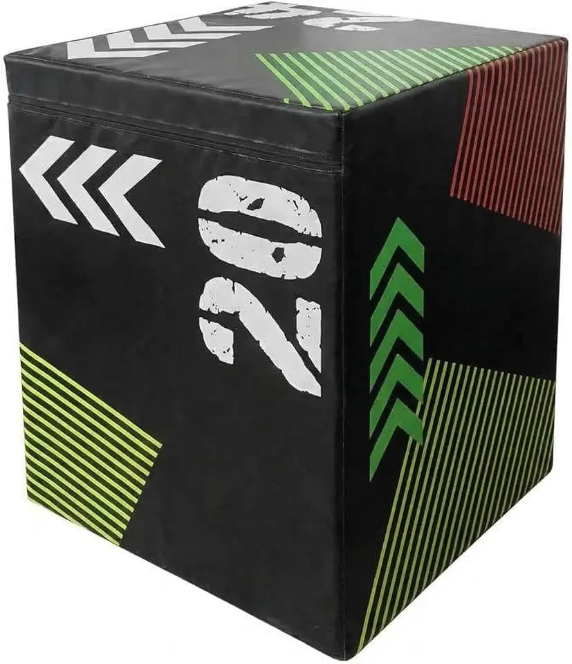 Garvee Steel Plyo Box for Exercise, Plyometric Jumping Box Metal Exercise Step Up Box with Anti-Slip Surface for Home Gym Training,Single and Set