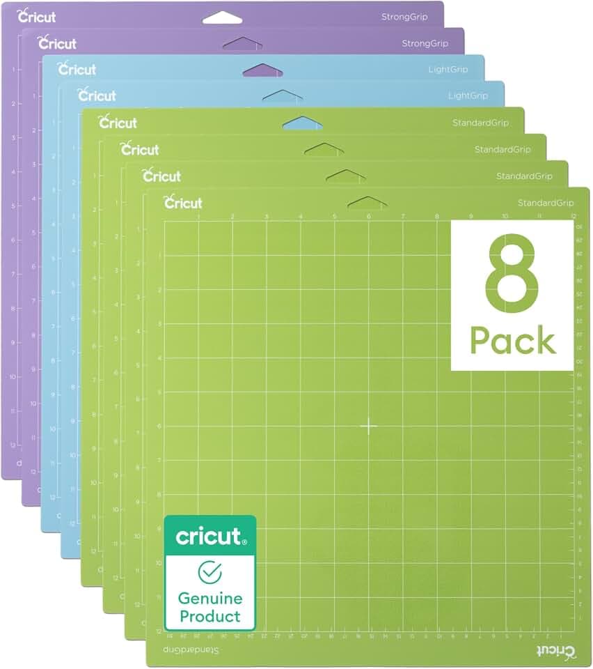 Cricut Matten-Mixpack 30,5 x 30,5 cm (8er-Pack)