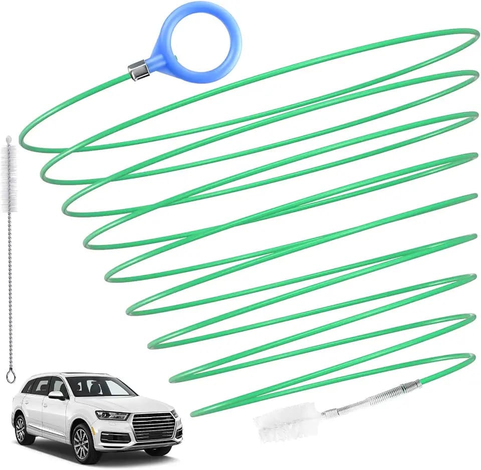 Auto Sunroof Drain Cleaning Tool, 196 Inch Flexible Tube Cleaning Brush