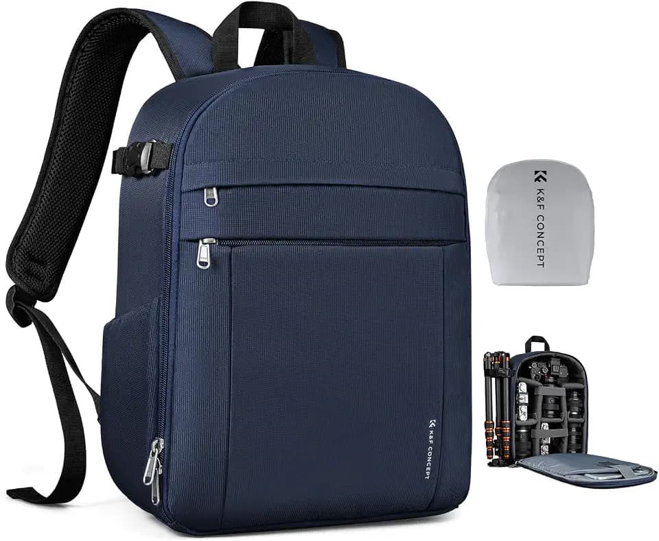 K&F CONCEPT Camera Backpack, DSLR/SLR/Mirrorless Photography Camera Bag