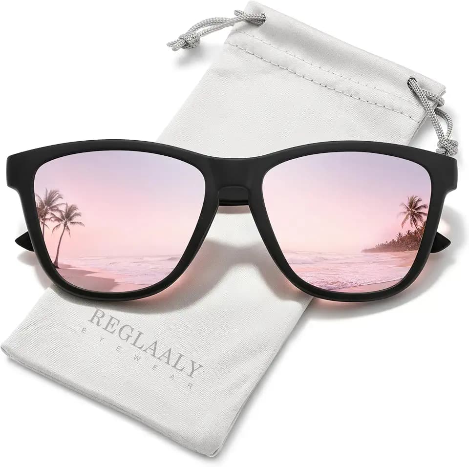 Polarized Retro Trendy Sunglasses Womens Mens UV Protection Shades