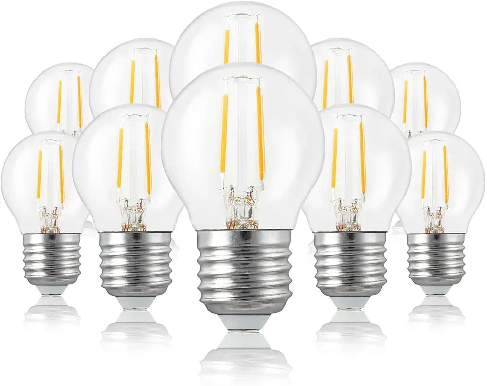 hellum LED Glühbirne E27 10er warmweiß 2,2W LED Birne ersetzt 25 Watt klar