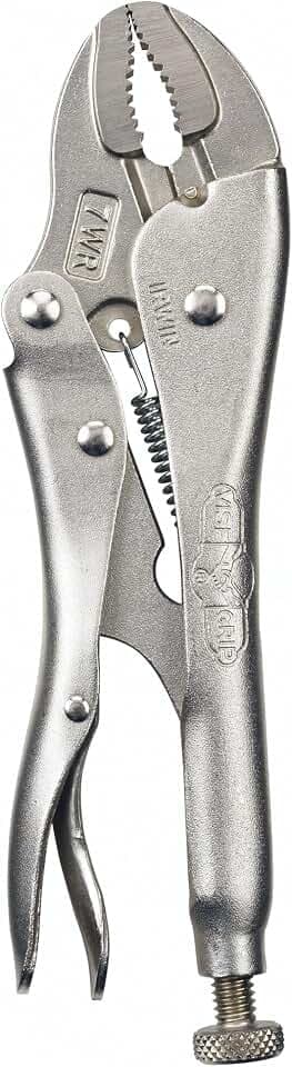 Vise Grip7-Inch Curved Jaw Locking Pliers with Cutter (VGP7WR)