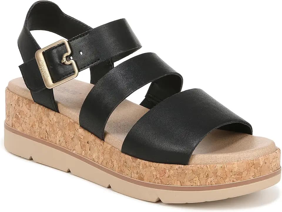 Dr. Scholl's Shoes Women's Once Twice Wedge Sandals, Platform Wedge Shoes