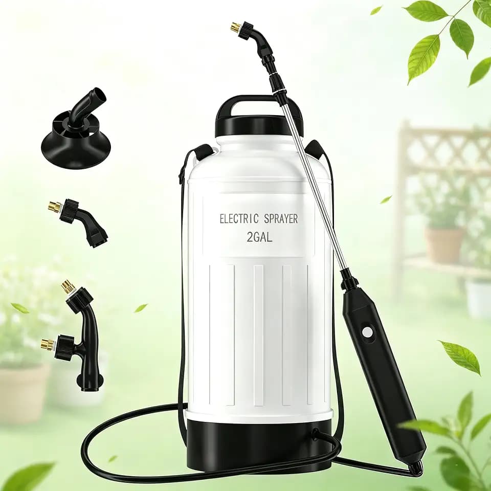 2 Gallon Electric Sprayer, Battery Powered for Lawn & Garden