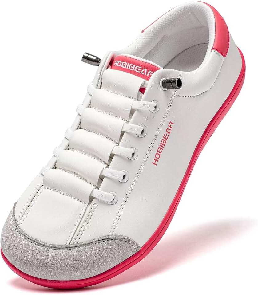 HOBIBEAR Damen Herren breite minimalistische Barfuß-Mode Turnschuhe Zero Drop Schuhe