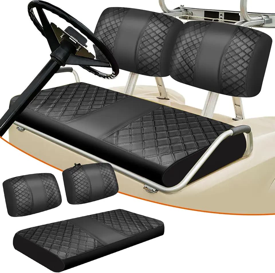Golf Cart Front Seat Cover Replacement for Club Car DS 1982-2000