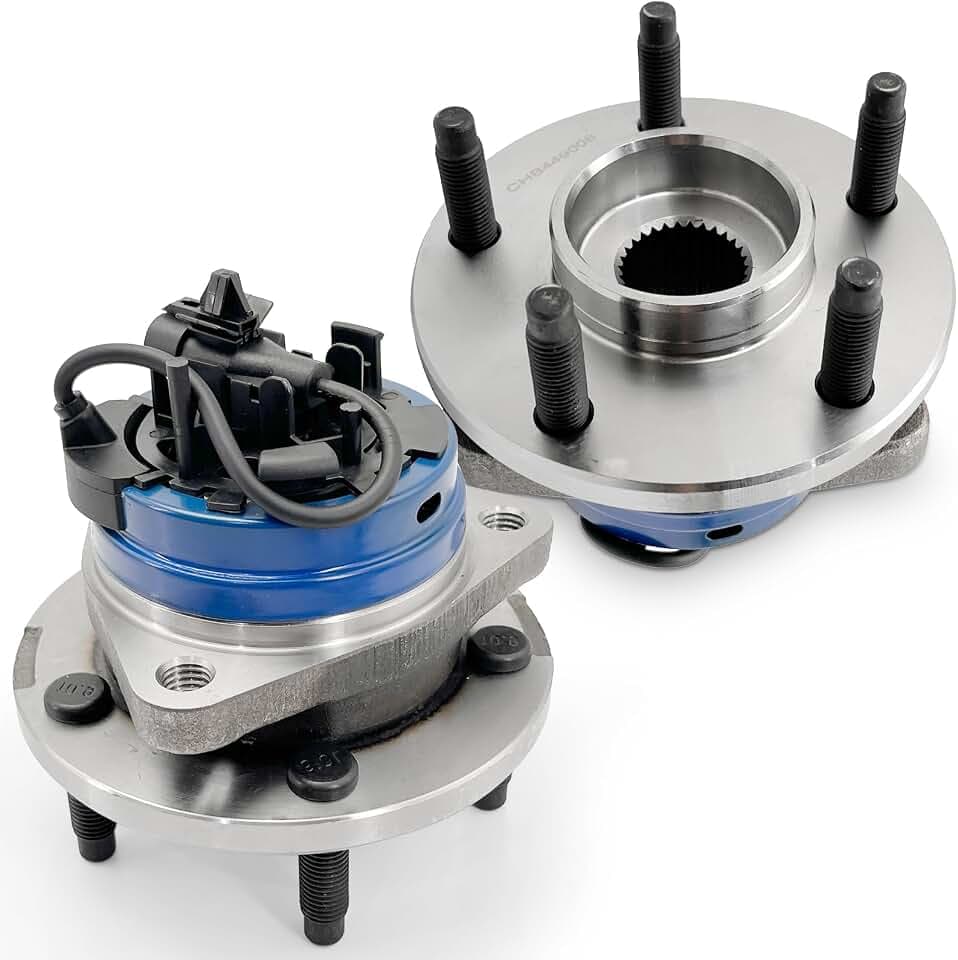 Pair 513214 Front Wheel Bearing Hub Assembly Compatible with Chevy Cobalt HHR 2008-2010 Malibu 2004-2012, for Pontiac G6 2005-2010, for Saturn Aura 2007-2009 Hub Bearing, 5 Lug w/ABS