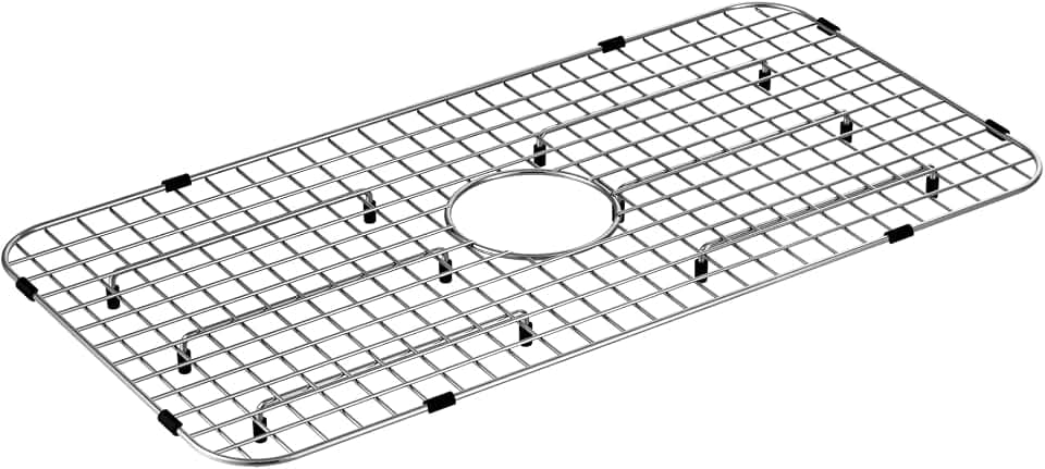 Moen GA719 Collection Stainless Steel Center Drain Bottom Grid Sink Accessory for Sink Bowls 29-Inches X 16-Inches