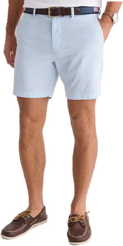 Vineyard Vines Men's 7" Seersucker Chilmark Chino Short