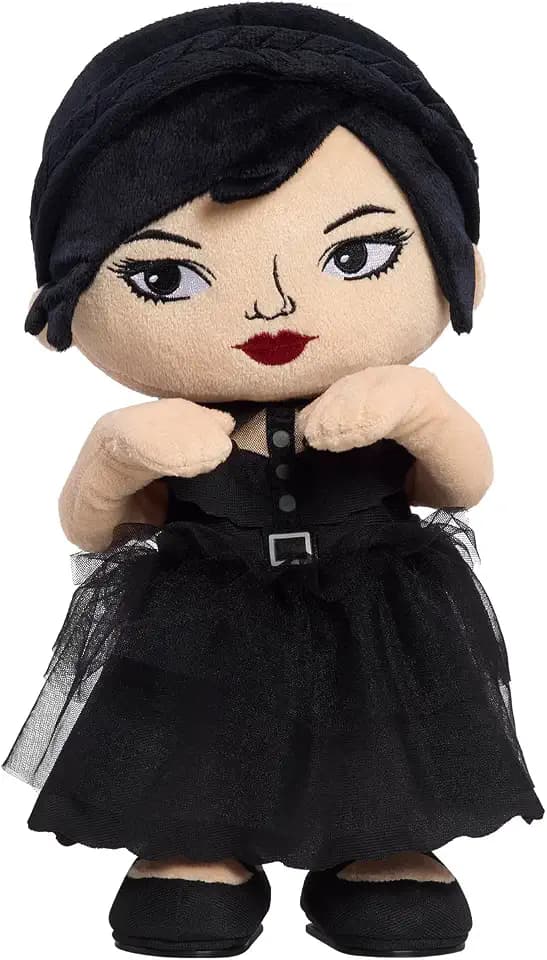 WEDNESDAY Dancing Plush Doll with Music and Movement, 12.5-inch Dancing Plushie, Interactive Toy, Kids Toys for Ages 3 Up by Just Play