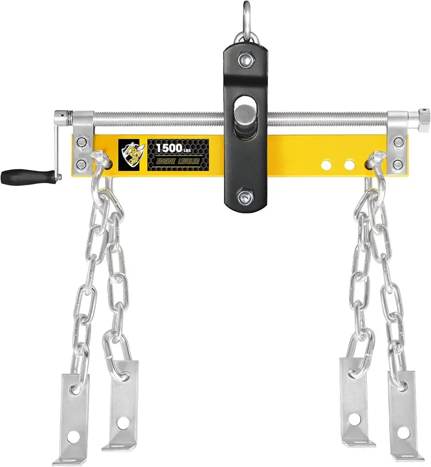 YELLOW JACKET Engine Hoist Shop Crane Engine Leveler 1500lbs