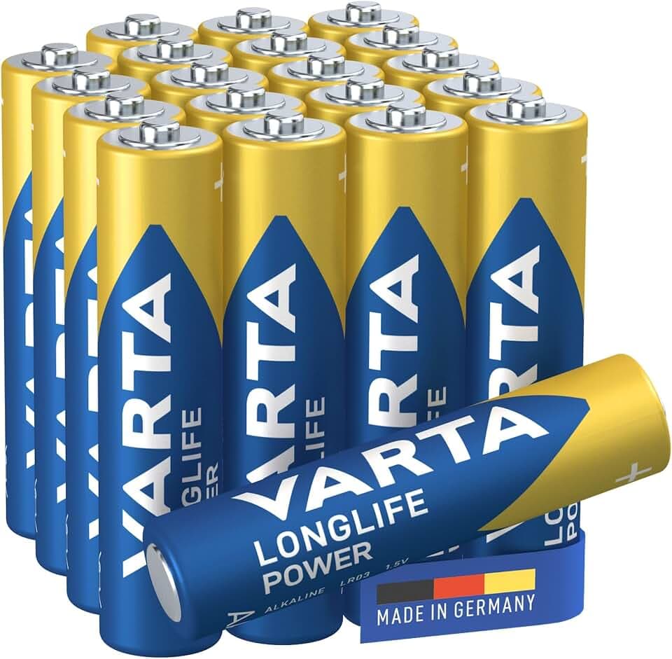 VARTA Batterien AAA, 20 Stück (10+10), Longlife Power, Alkaline, 1,5 V
