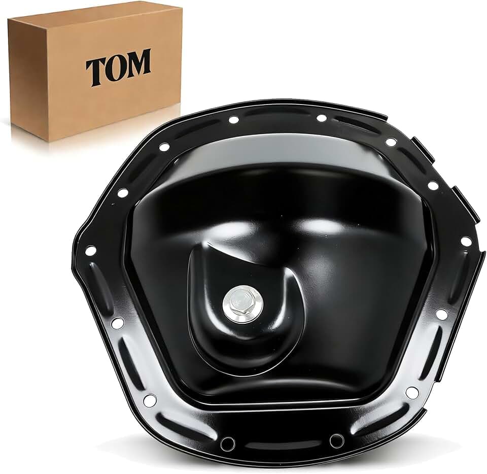 697-712 Rear Differential Cover & Drain Plug Compatible with 11.5" Ring Gear Chevrolet Silverado 2500 HD GMC Sierra 2500 3500 Ram 2500 3500 6.0L 6.6L 2001-2018 Replaces 12471446