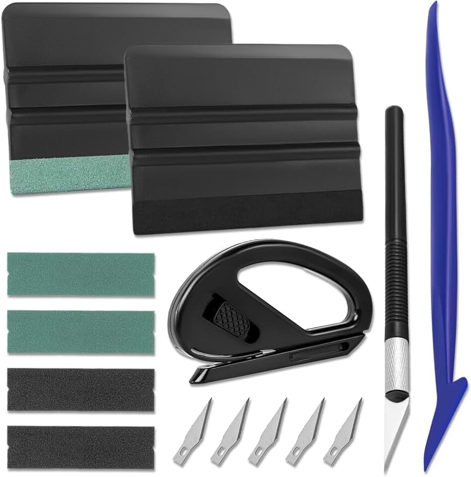 Art3d Fensterfolien-Kit Professionelles Autofolien-Kit