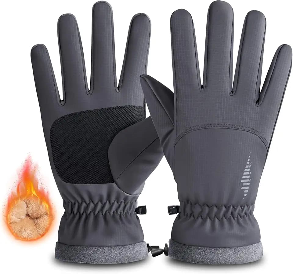rivmount Winter Waterproof Ski Snow Warm Gloves for Women Men, Windproof Cold Weather Thermal with Touchscreen Fingers, for Running Driving Cycling Hiking Biking Outdoor Sports Daily Work