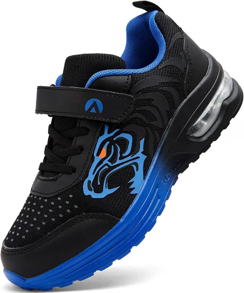 Kinder Sneaker Jungen Hallenschuhe Mädchen Outdoor Laufschuhe Klettverschluss Turnschuhe ​​Leichte Atmungsaktive SchulSportschuhe​