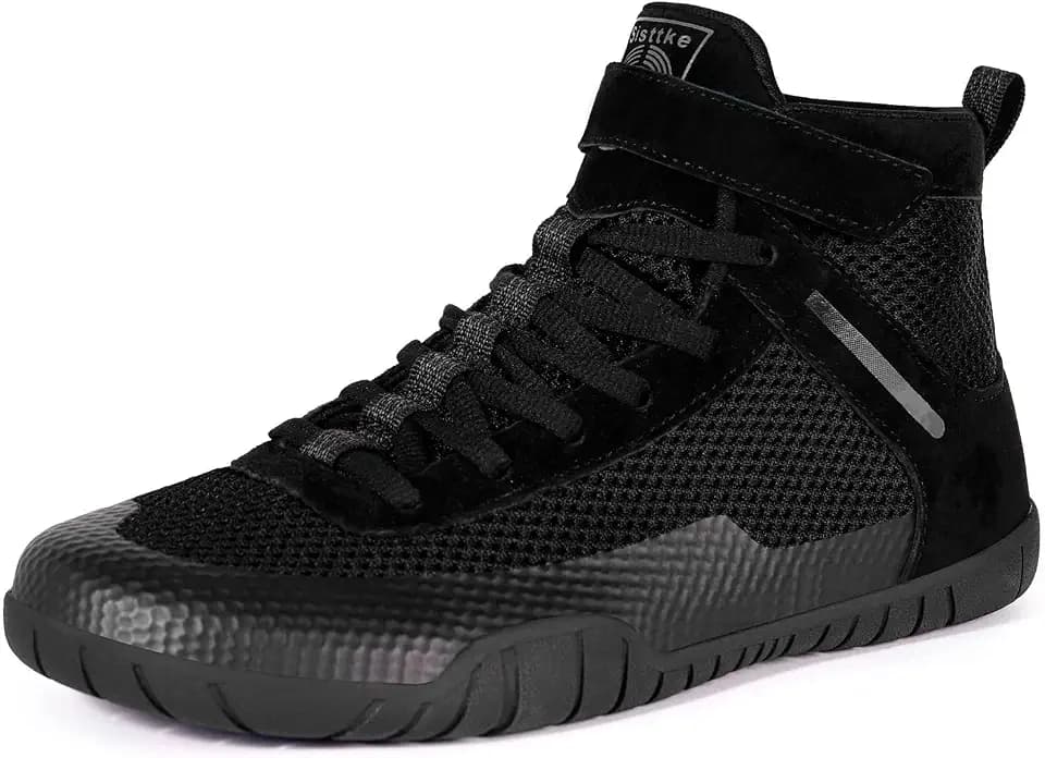 Sisttke Mens Wrestling Shoes Boxing Shoe Wide