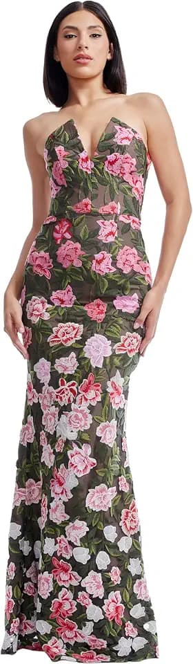 Dress The Population Women's Fernanda Bodycon Mini Dress