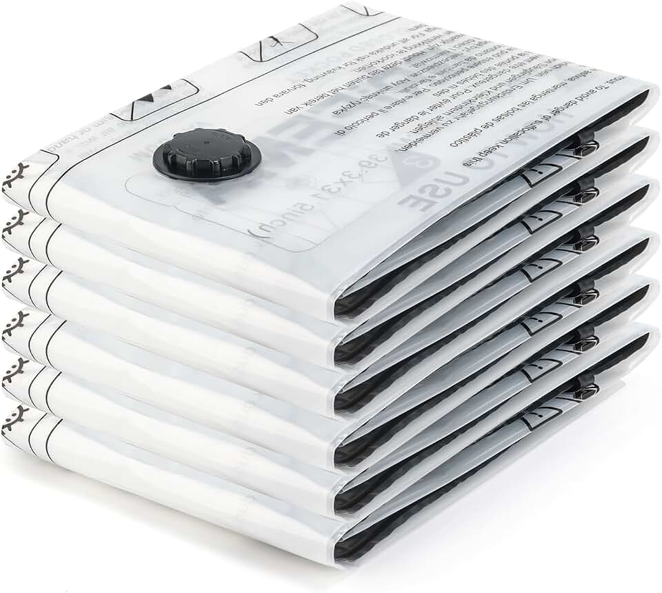 GRIFEMA GH83-5 Vakuumbeutel 6 Stück 70x50 cm für Kleidung