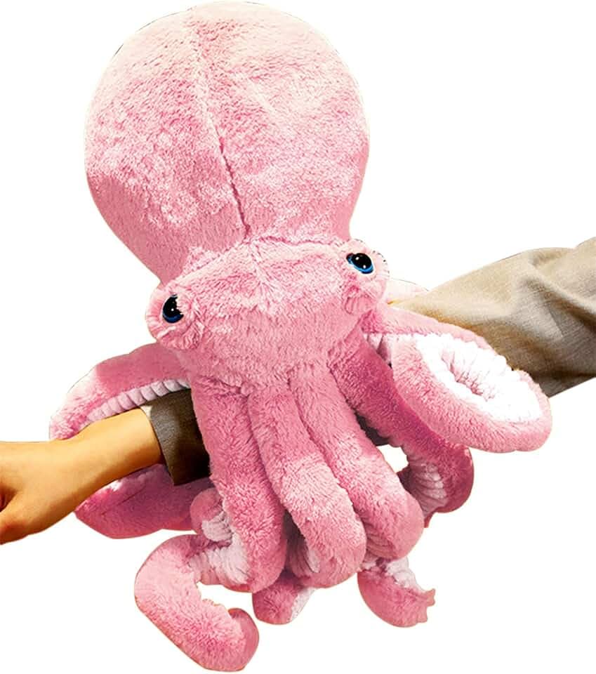 GOOC Octopus Stuffed Animals Octopus Plush Doll Toys Octopus Stuffed Toys Gift for Kids and Lovers for Birthday, Christmas, Valentine's Day(Pink)