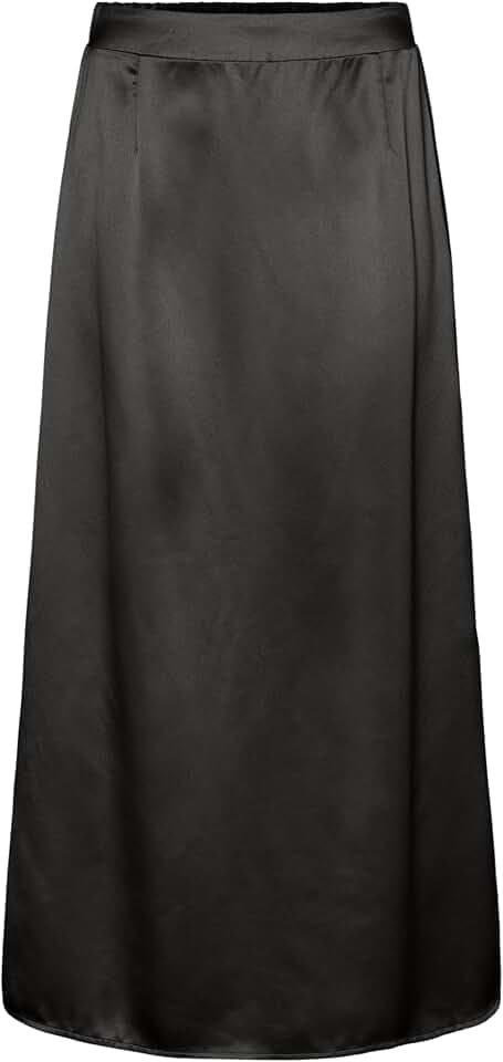 VERO Moda Damen Vmmerle Hw Ankle Slit Skirt WVN Ga Maxirock (1er Pack)