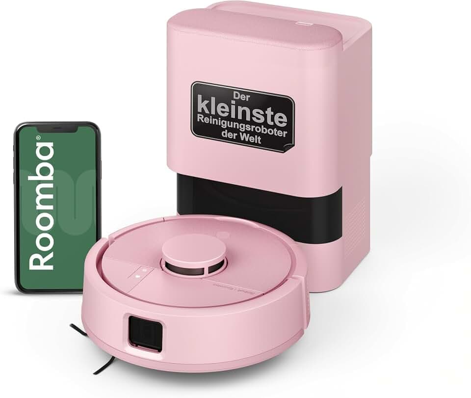 iRobot Roomba Mini Saugroboter mit Wischfunktion, AutoEmpty Basis, LiDAR