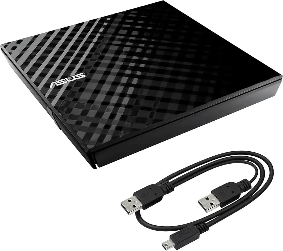 Asus Storage SDRW-08D2S-U/BLK/G/AS Slim DVDRW 8X USB Black Retail