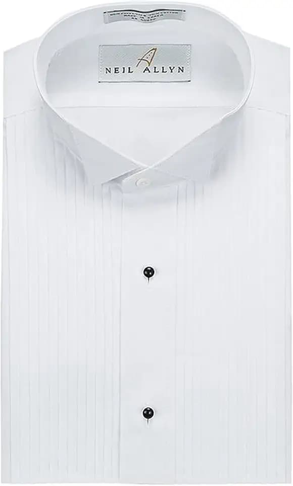 Women's Tuxedo Shirt - 1/4" Pleat, Wing Collar, Many Sizes