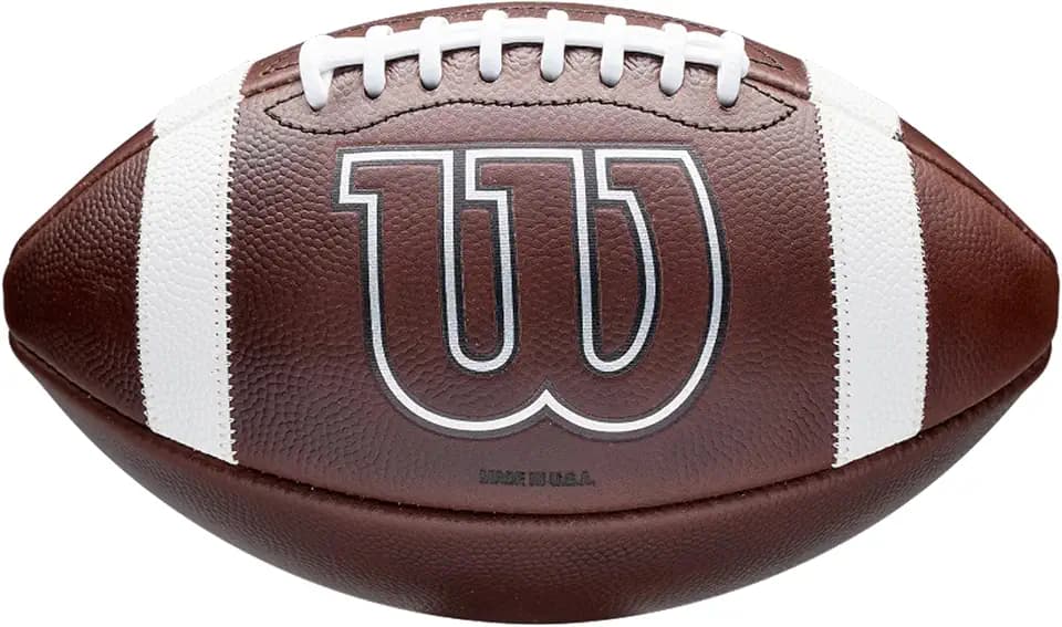 WILSON GRT Game Footballs- Brown, Multiple Sizes