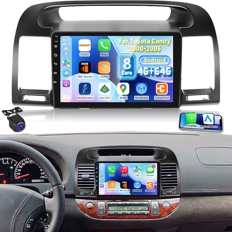 [4G+64G] 8 Core Radio for Toyota Camry 2000-2006 (NOT FIT JBL)