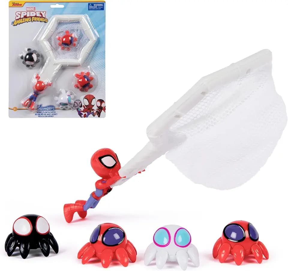 SwimWays Marvel Spidey & His Amazing Friends Float and Catch Game; Ages 5+