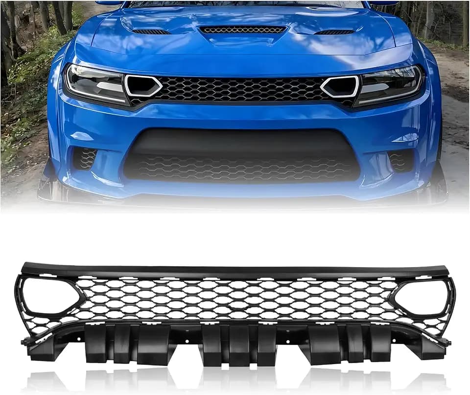 Front Upper Grille Assembly Fits for 15-23 Dodge Charger SRT