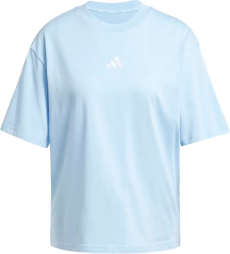 Adidas Damen Essentials 3-Stripes Boyfriend T-Shirt