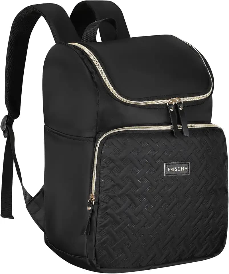 Cozary Kühlrucksack 17L, isolierter Rucksack, Thermo Lunchtasche, Auslaufsichere Doppeldecker-Kühltasche für Männer, Frauen, für Outdoor, Picknick, Strand, BBQ, Camping, Reisen, Familie