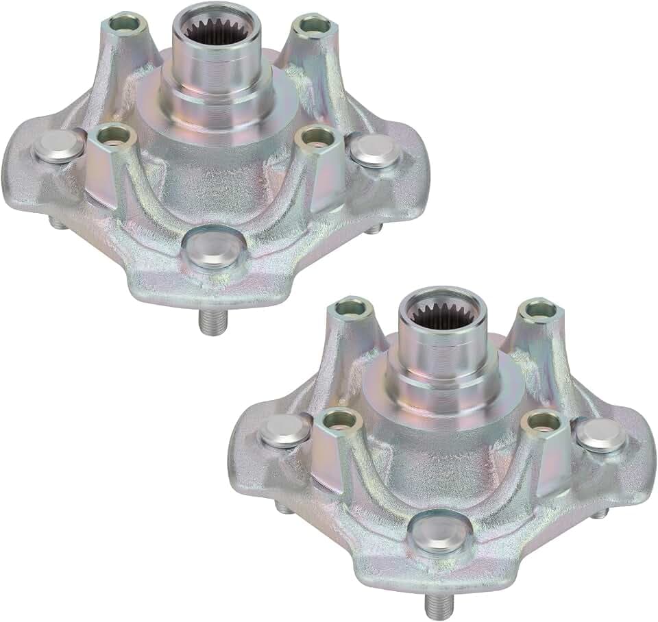 JAVIK Front Wheel Hub 2Pcs Fit for Honda Foreman 500 2005-2013 Rubicon 500 2005-2014 Rincon 680 2006-2023, O.E.M# 44615-HN2-A20 44615-HN2-A60 44615-HN8-J00