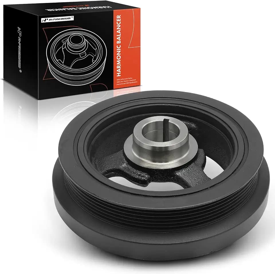 A-Premium Engine Harmonic Balancer Crankshaft Pulley Compatible with Ford